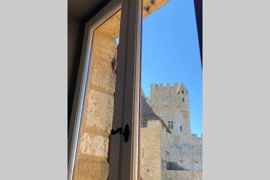 La Croquante Face Au Chateau Beynac-et-Cazenac Bagian luar foto